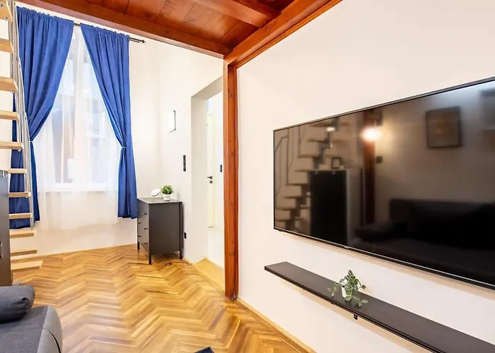 Daire Cute Modern Getaway In The Heart Of The